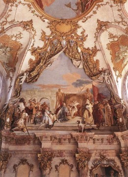 Giovanni Battista Tiepolo Painting - Wurzburg The Investiture of Herold as Duke of Franconia Giovanni Battista Tiepolo